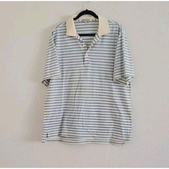 Peter Millar Polo Shirt  Striped Men's Size Medium - Picture 8 of 8
